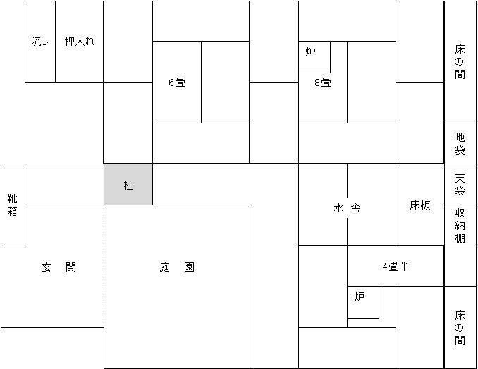 アカデミー文京茶室・和室の図面